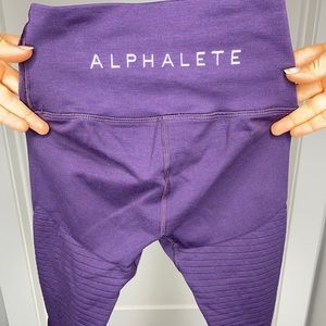 Purple Alphalete Leggings